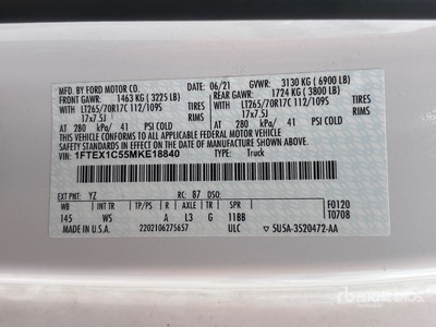 2021 Ford F-150 4x2 Extended Cab Pickup