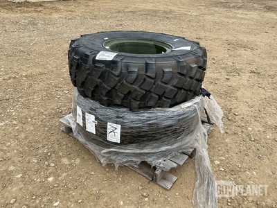 (2) Michelin 395/85R20 Tires w/Wheels