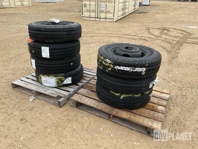 (7) Firestone LT235/85R16 Tires w/Wheels