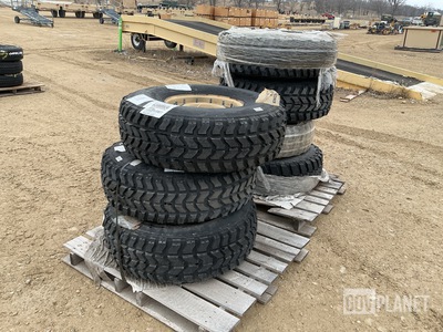 (7) Goodyear 36X12.5X16.5LT Tires w/Wheels