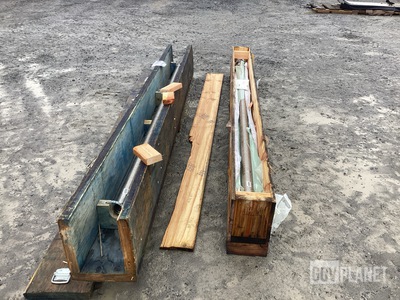 (2) SS522-2113490 PIECE 75 Linear Actuating Cylinder Piston Rods