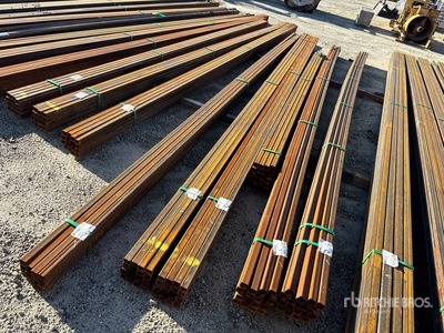Quantity of (16) 20 ft 1.5x1.5 in Square Tubing