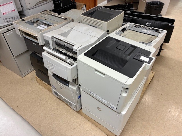 Quantity of (15) HP & Brother Printers