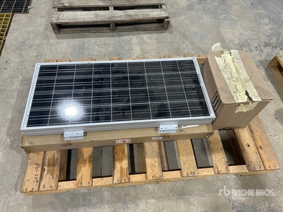 Quantity of (4) Solar Panel
