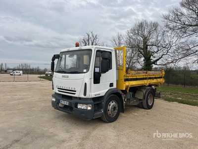 2008 Iveco Eurocargo 120E22 4x2 Camion Tribenne 2-Achs Kipper-Lkw