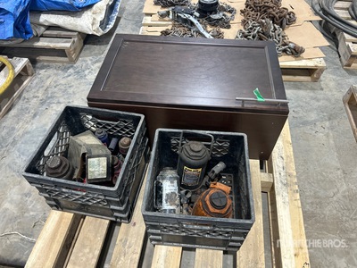 Quantity of Bottle Jacks and Cabinet