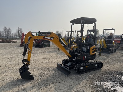 2025 Yuchai U17 Mini Excavator (Unused)