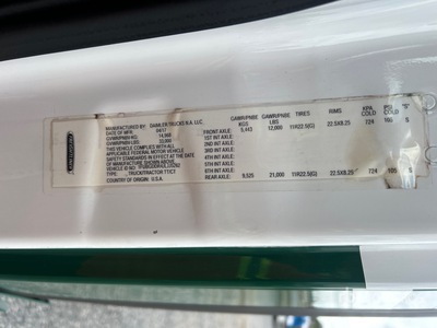 2018 Freightliner Cascadia 125 4x2 S/A Day Cab Truck Tractor