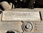 Engine with Emission Label