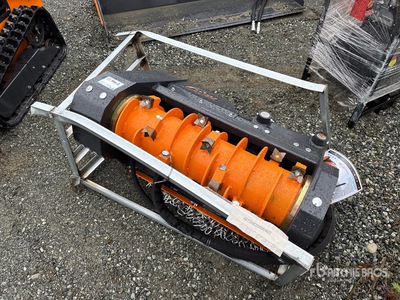 2026 ARTEER EDM-3214W 34 in Excavator Drum Mulcher Accessoire divers pour excavatrice - Fits 3 - 8 ton (Unused)