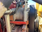Engine with A/C Compressor