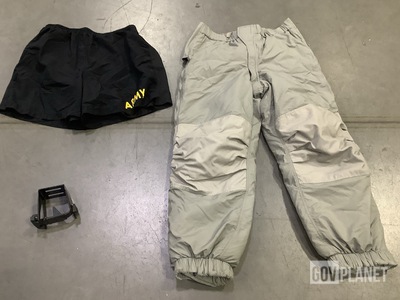 (10) Barrel Supports, (52) Physical Fitness Trunks & Assorted Item