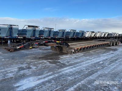 2015 Peerless LB60 60 ton Tri/A Double Drop Removable Gooseneck مقطورة لوبوي