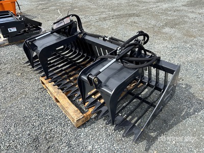 2025 ARTEER RGB-84W 84 in Rock Skid Steer Grapple Bucket (Unused)