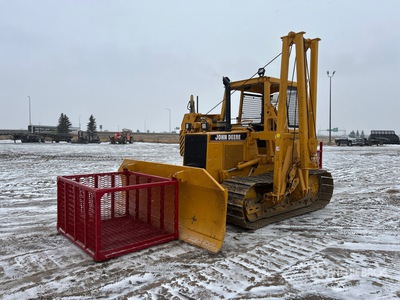 1997 John Deere 450G LGP Combination معدة وضع الأنابيب w/ 2006 Midwestern M510 Conversion