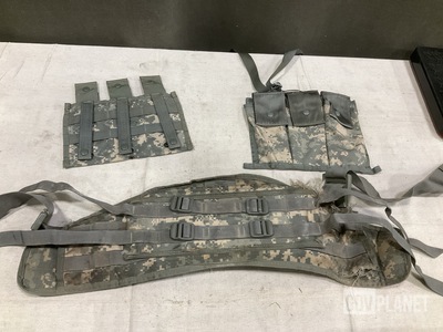 (110) Bandoleer Ammunition Pouches, (140) M4 Three Mag Pouches & Assorted Items