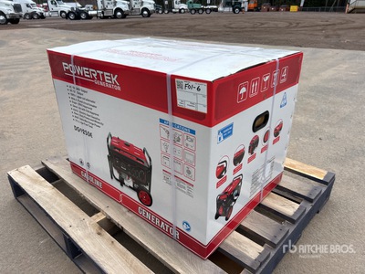 2024 Powertek DG9250E 8 kW Portable Generator Set (Unused)