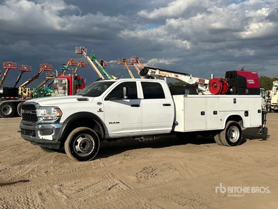 2020 Ram 5500 4x4 Crew Cab Service Truck
