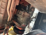 Engine with A/C Compressor