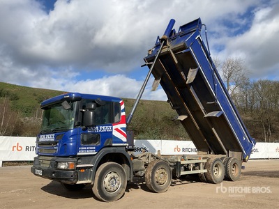 2016 Scania P410 8x4 Twin-Steer T/A Camión dumper