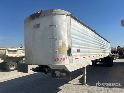 2002 Travis 38 ft T/A Frameless Remorque à benne basculante arrière