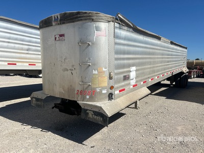 2002 Travis 38 ft T/A Frameless End Dump Trailer