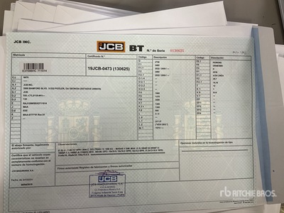 2019 JCB 135 Minicargadora