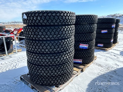 Quantity of (12) Taitong 11R24.5 11R24.5 Tires (Unused)