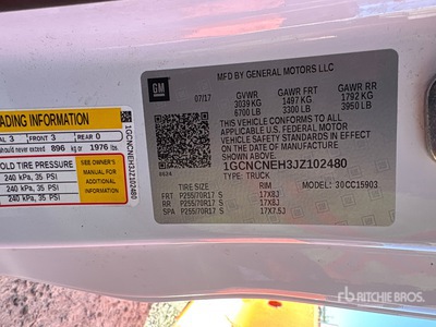 2018 Chevrolet Silverado 1500 4x2 Pickup