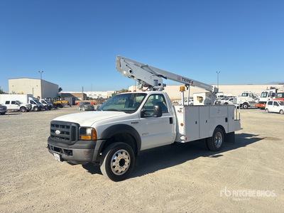 2007 Ford F-550 XL 4x2 Cable Placer Bucket Truck