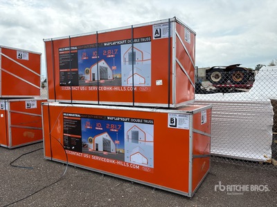 2026 HIlls Industrial 604024 40 ft x 60 ft x 24 ft Storage Building (Unused)