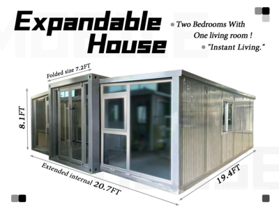 ROMAX ROW20 20 ft x 19 ft Containerized Expandable Home (Unused)
