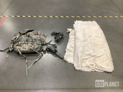 (40) Yds of Airplane Cloth, (10) Pistol Holsters & Assorted Items