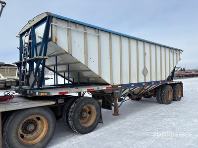 1998 Lode King 31 ft Super B-Train Pup Belly 穀物用トレーラー