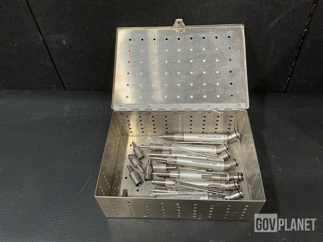 (9) Hall Surgairtome Two Pneumatic Surgical Handpieces