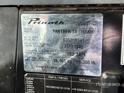 2014 Prinoth Panther T8 Tilt Deck Vehículo Utilitario Sobre Cadenas
