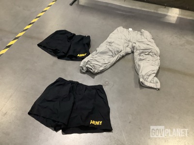 (112) Pairs of Physical Fitness Trunks & (18) Pairs of Cold Weather Trousers