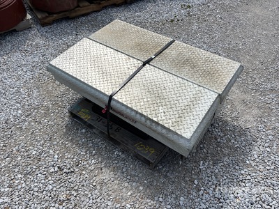 Quantity of (2) Weatherguard Aluminum Tool Boxes