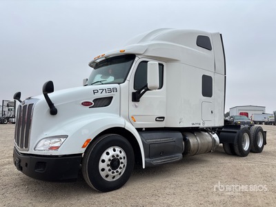 2022 Peterbilt 579 6x4 Cabeza Tractora Cabina Dormitorio