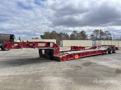 1998 Aspen HG50-3 Tri/A Single Drop Removable Gooseneck Remorque Surbaissée