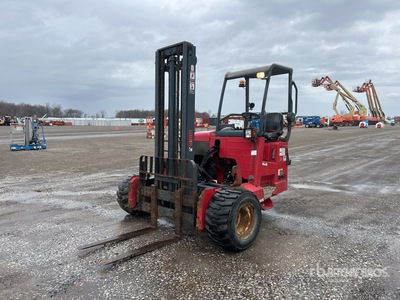 2011 Moffet M55 5500 lb 3x3 Truck Mounted Forklift