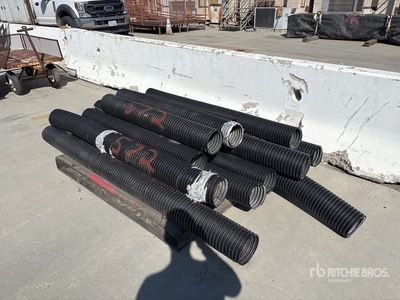 Quantity of HDPE Drain Pipe Sections, Various Lenghts