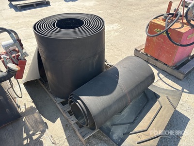 Quantity of (2) Rolls Of 31 in 3/8 Two Ply Cleated Belting