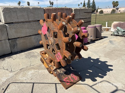 24 in Excavator Compaction Wheel - Fits Komatsu 200 Series