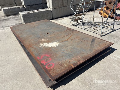 Quantity of (3) 6 ft x 12 ft (1 in Thick) 6 ft x 12 ft Treated 1 in Steel Plates