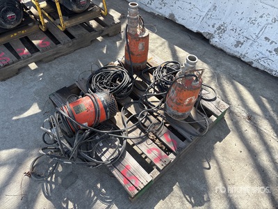 Quantity of (3) Godwin Electric Submersible Water Pump