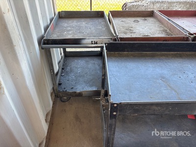 Quantity of (4) Rolling Tool Carts