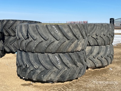 Quantity of (4) Goodyear Optitorque 680/55R42 Tires - Fits John Deere 412R