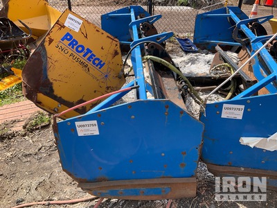 Kage 10 ft 4 in Snow Pusher - Fits Skid Steer Loader