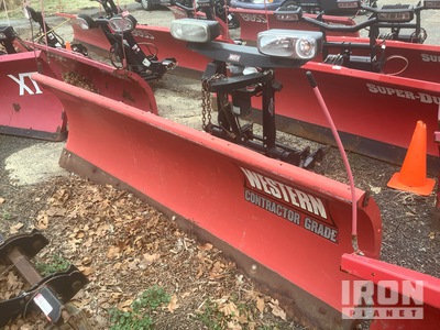 Western 9 ft 1 Way Snow Plow - Fits Truck